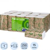 Полотенца бумажные д/дисп. FOCUS Eco Vсл 1сл бел 250л 15пач/уп 5083742 п/э Полотенца бумажные д/дисп. FOCUS Eco Vсл 1сл бел 250л 15пач/уп 5083742 п/э