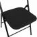 Стул складной BRABIX "Golf CF-007", чёрный каркас, чёрная ткань, гофрокороб, 533025