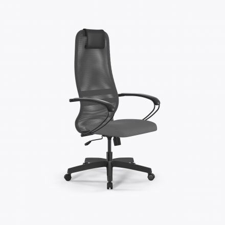 Кресло SU-B-8/подл.130/осн.001 Светло-серый