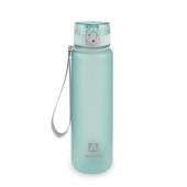 Бутылка для воды тритановая 1000 мл,голубая матовая,с ситечком,720-1000-CNM