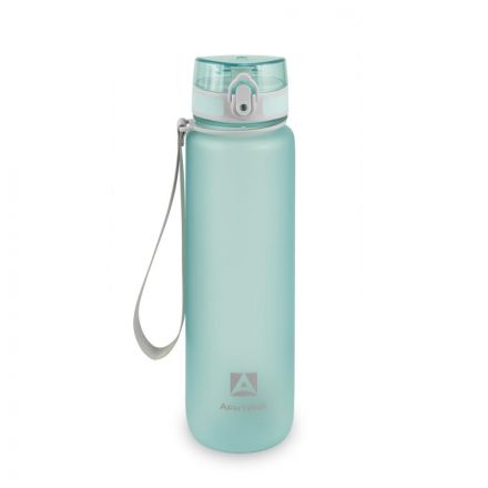 Бутылка для воды тритановая 1000 мл,голубая матовая,с ситечком,720-1000-CNM