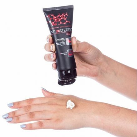 Крем защитный 100 мл, PRIMATERRA OIL гидрофильный для кожи, от масел, красок, смазок Крем защитный 100 мл, PRIMATERRA OIL гидрофильный для кожи, от масел, красок, смазок