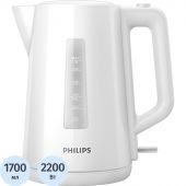 Чайник Philips HD9318/00, 2200Вт,  1,7л., пластик, белый
