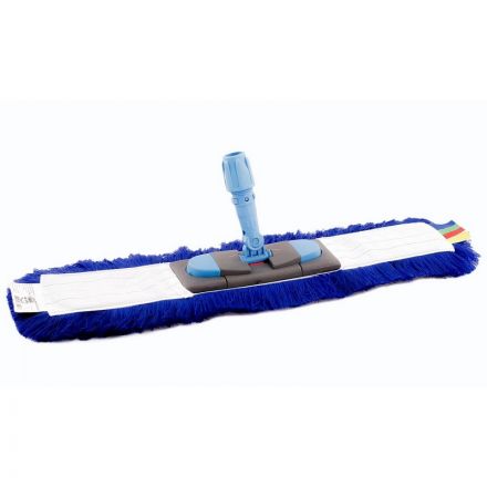 Держатель МОПа рамочный 80х10см 2 педали т.серый/синий CD188