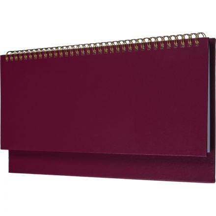 Планинг недатированный Альт Ideal искусственная кожа 64 листа бордовый (305х130 мм)