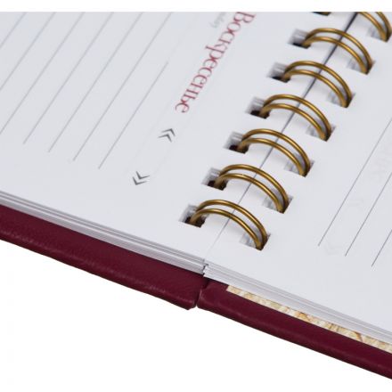 Планинг недатированный Альт Ideal искусственная кожа 64 листа бордовый (305х130 мм)