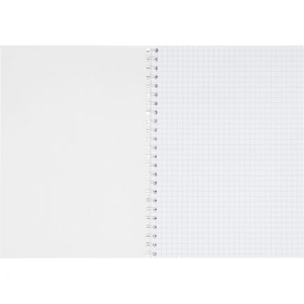 Бизнес-тетрадь А5 96л Attache Градиент Малиновый клетка, 65г, греб, УФ-лак