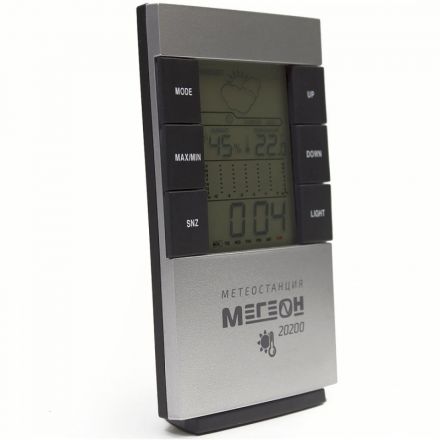 Термогигрометр настольный цифровой МЕГЕОН 20200