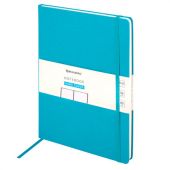 Блокнот-скетчбук БОЛЬШОЙ ФОРМАТ (190х250 мм) В5, BRAUBERG ULTRA, 80 г/м2, 96 л., без линовки, бирюзовый, 113065