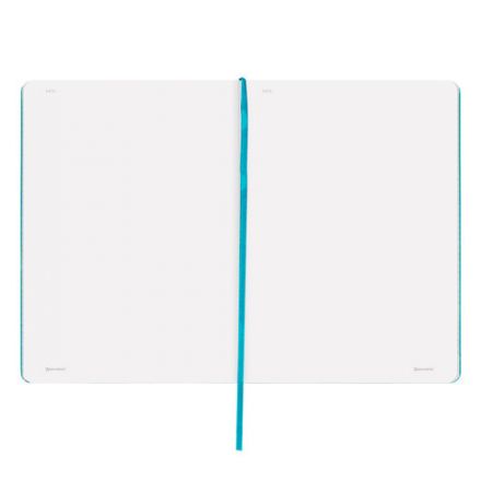 Блокнот-скетчбук БОЛЬШОЙ ФОРМАТ (190х250 мм) В5, BRAUBERG ULTRA, 80 г/м2, 96 л., без линовки, бирюзовый, 113065