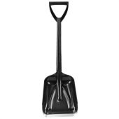 Лопата снеговая 20х26 см УНИВЕРСАЛЬНАЯ с планкой, прочная, пластиковая с V-ручкой, длина 70 см, для дома, авто, детей, ГРАНДМАСТЕР, 700347