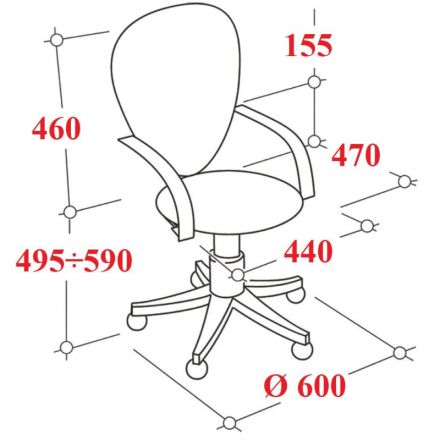 Кресло VT_Chairman 696 сетка/ткань TW черный хром