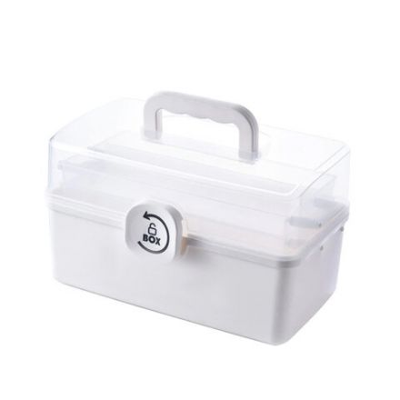 Аптечка домашняя органайзер для хранения универсальный размер MAXI 34,2х21,9х22,6 см, DASWERK (ДАСВЕРК), 608475