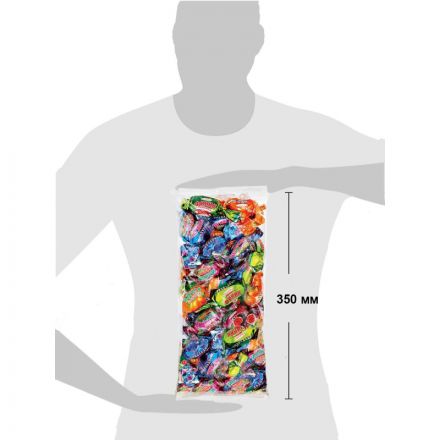 Конфеты шоколадные Кремлина Микс фрукты в шоколадной глазури,1кг