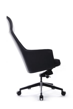 Кресло Rosso А1918 Чёрный (3A MND9901) натуральная кожа 68*68*122-128