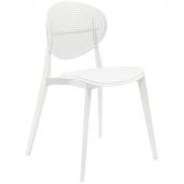 Стул для столовых SHT-S111-P белый/белый