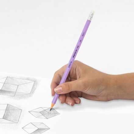 Карандаш чернографитный с ластиком STAFF EVERYDAY BLP-CLR, 1 шт., НВ, цвет корпуса ассорти, 182117 Карандаш чернографитный с ластиком STAFF EVERYDAY BLP-CLR, 1 шт., НВ, цвет корпуса ассорти, 182117