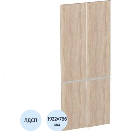 Двери ED_Vita дерев.высокие 2 шт V-4.2 дуб сонома