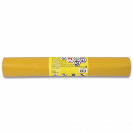 Мешки для раздельного сбора мусора 120 л, желтые, в рулоне 10 шт., ПВД 38 мкм, 70х108 см, LAIMA, 606705, 3842