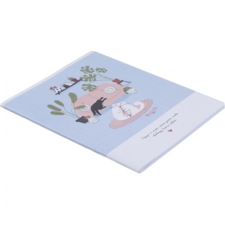 Тетрадь общая, BS, А5, 48л., клетка, скрепка. Mur-Mur, шалость N4158