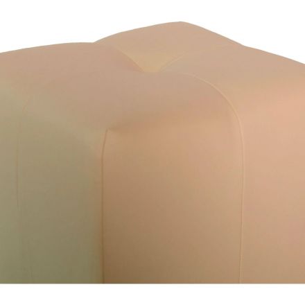 Пуф ЭТ_Николь, к/з бежевый матовый AR 110