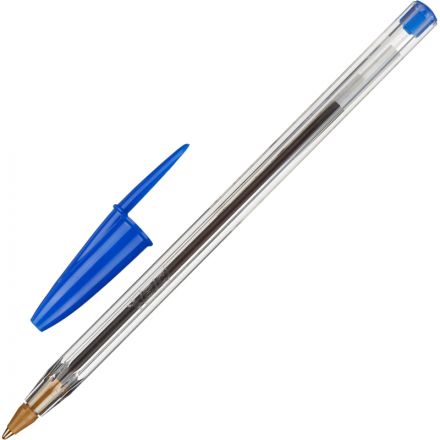Ручка шариковая одноразовая BIC Cristal синяя (толщина линии 0.4 мм) Ручка шариковая одноразовая BIC Cristal синяя (толщина линии 0.4 мм)