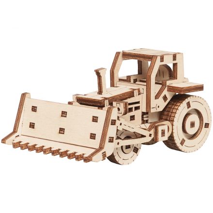 Конструктор деревянный ТРИ СОВЫ "Бульдозер", 11*4,2*4,5см, 58 деталей, пакет с еврослотом Конструктор деревянный ТРИ СОВЫ "Бульдозер", 11*4,2*4,5см, 58 деталей, пакет с еврослотом