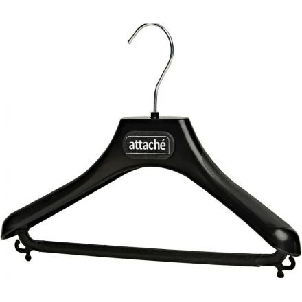 Вешалка-плечики VP_ анатомическая Attache, С022, пласт, чер, р.42-44 Вешалка-плечики VP_ анатомическая Attache, С022, пласт, чер, р.42-44