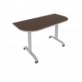 Mobile System Стол складной мобильный СМ-5.1 Венге кромка титан/Тёмно-серый металл 1400*650*757 Mobile System Стол складной мобильный СМ-5.1 Венге кромка титан/Тёмно-серый металл 1400*650*757