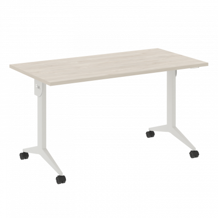 X-Pull Стол складной мобильный X.M-3.7 Денвер светлый/Белый металл 1380*720*753