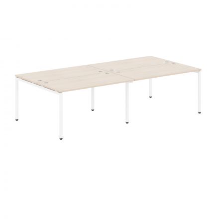 Стол 4-х местный XWST 2814 Бук Тиара/Белый 2806х1406х750 XTEN-S Стол 4-х местный XWST 2814 Бук Тиара/Белый 2806х1406х750 XTEN-S