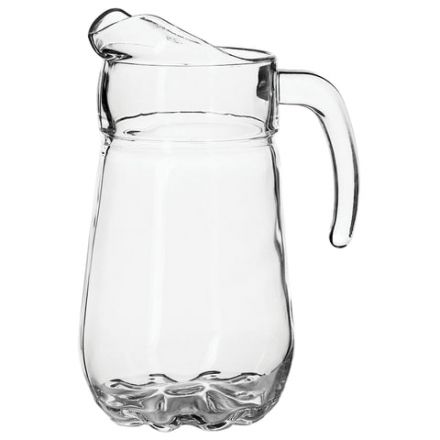 Кувшин прозрачный, объем 1370 мл, фактурное стекло, PASABAHCE "СИЛЬВАНА", фирменная подарочная упаковка, 43334