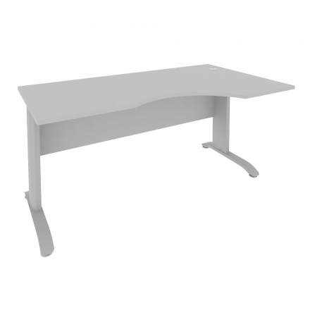 Riva Metal-L Стол криволинейный правый ПЛ.СА-1 (R) Серый/Тёмно-серый металл 1600*900*750 Riva Metal-L Стол криволинейный правый ПЛ.СА-1 (R) Серый/Тёмно-серый металл 1600*900*750