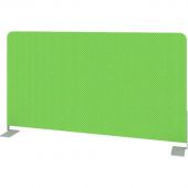 Экран Metal System Style ткан. боковой Б.ТЭКР-72 720х390х28 зеленый/мет.сер