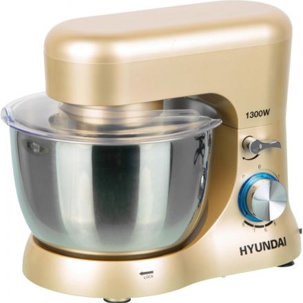 Миксер Hyundai HYM-S5551, планетарный, 1300Вт бежевый