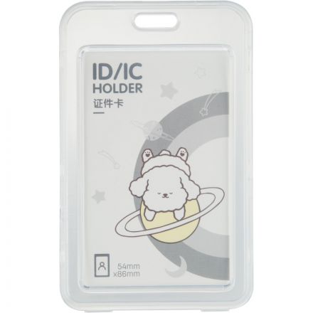 Бейдж Deli 64804 вертик.,на шнурке с клипом., вкладыш: 54x86мм, белый, 1 шт Бейдж Deli 64804 вертик.,на шнурке с клипом., вкладыш: 54x86мм, белый, 1 шт