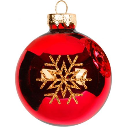 Набор шаров из стекла, набор из 4 штук 6х6х6см арт.93200