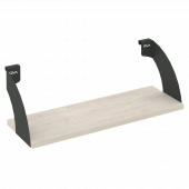 Навесные полки. Кронштейны+ЛДСП полка 600мм MAN-41-6 Денвер светлый/Антрацит металл 600*220*200 Навесные полки. Кронштейны+ЛДСП полка 600мм MAN-41-6 Денвер светлый/Антрацит металл 600*220*200