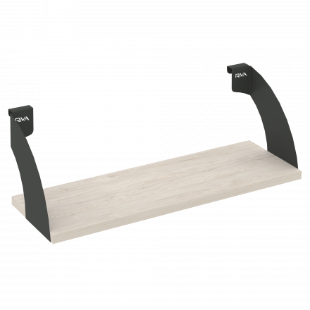 Навесные полки. Кронштейны+ЛДСП полка 600мм MAN-41-6 Денвер светлый/Антрацит металл 600*220*200 Навесные полки. Кронштейны+ЛДСП полка 600мм MAN-41-6 Денвер светлый/Антрацит металл 600*220*200