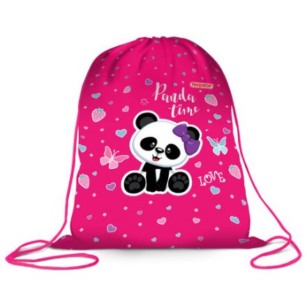 Мешок для обуви ПИФАГОР, 1 отделение, 42х34 см, "Panda time", 271601