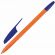 Ручка шариковая ОФИСМАГ "X-333 Orange", СИНЯЯ, корпус оранжевый, узел 1 мм, линия письма 0,5 мм, 143228