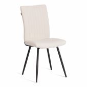 Стул обеденный Monte Carlo TREND, велюр, молочный/черный, 4, 49х51х93 см Стул обеденный Monte Carlo TREND, велюр, молочный/черный, 4, 49х51х93 см