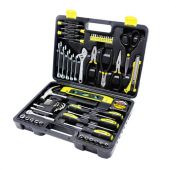 Набор инструментов универсальный, 60 предметов, пластиковый кейс, ГРАНДМАСТЕР, 671338