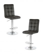 Набор 2 шт Стул барный DOBRIN KRUGER, чёрный