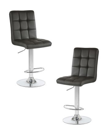 Набор 2 шт Стул барный DOBRIN KRUGER, чёрный