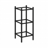 Loft Угловой проходной переходной модуль VR.L-SL.UPK-2.2.1 Чёрный металл 446*446*1047