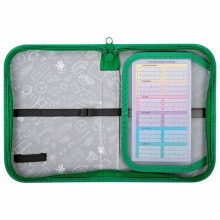 Пенал ПИФАГОР, 1 отделение, 1 откидная планка, полиэстер, 19х13 см, "Dive into drive", 272292