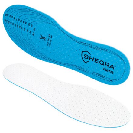 Стельки для обуви УНИВЕРСАЛЬНЫЕ, УНИВЕРСАЛЬНЫЙ размер RU 34-45 / EU 35-46, с линиями выреза, SHEGRA (ШЕГРА), 700736