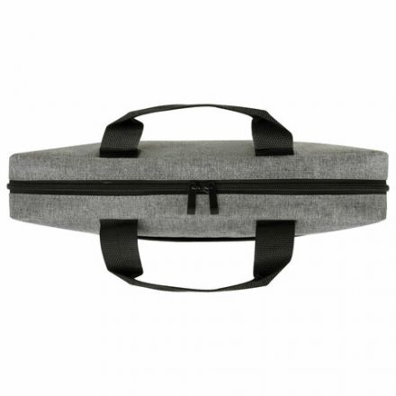 Сумка портфель HEIKKI PERSPECTIVE (ХЕЙКИ) с отделением для ноутбука 15,6", с карманом, серая, 29х40х7 см, 272595