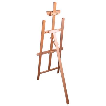 Мольберт напольный из бука, 158х50х87 см, высота холста до 121 см, лакированный, BRAUBERG ART CLASSIC, 192259